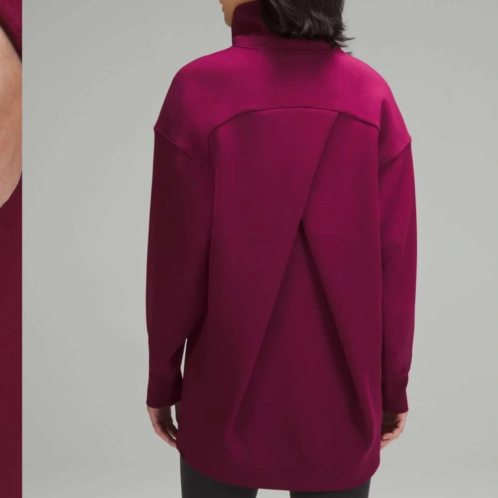 Lululemon Modal-Blend Turtleneck Tunic Deep Luxe Size 6
